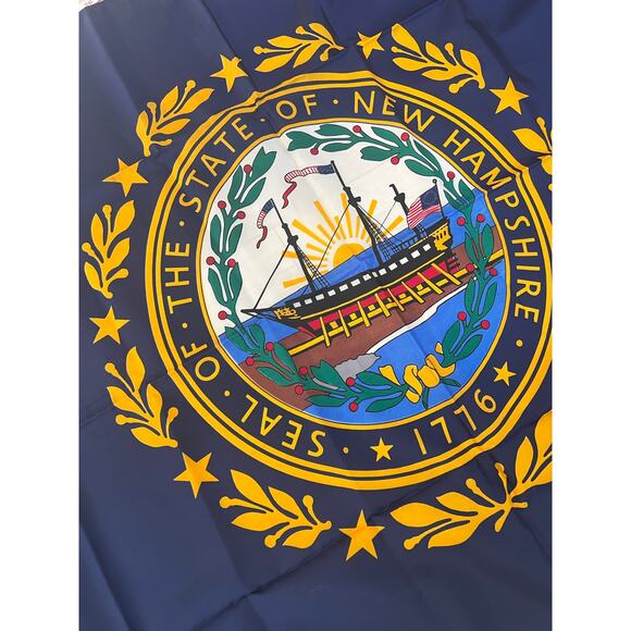 NEW Seal of New Hampshire Outdoor Porch Flag 3X5 JL - Picture 8 of 9